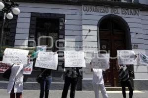 MANIFESTACIÓN HOSPITAL DEL NIÑO POBLANO