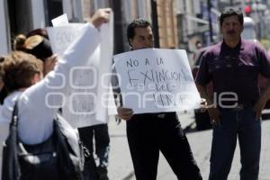 MANIFESTACIÓN HOSPITAL DEL NIÑO POBLANO