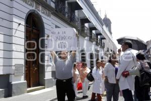 MANIFESTACIÓN HOSPITAL DEL NIÑO POBLANO