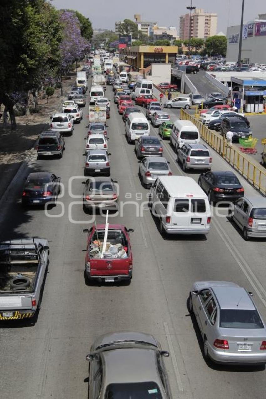 CAOS VIAL POR OBRAS