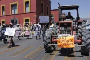 MANIFESTACIÓN EJIDATARIOS