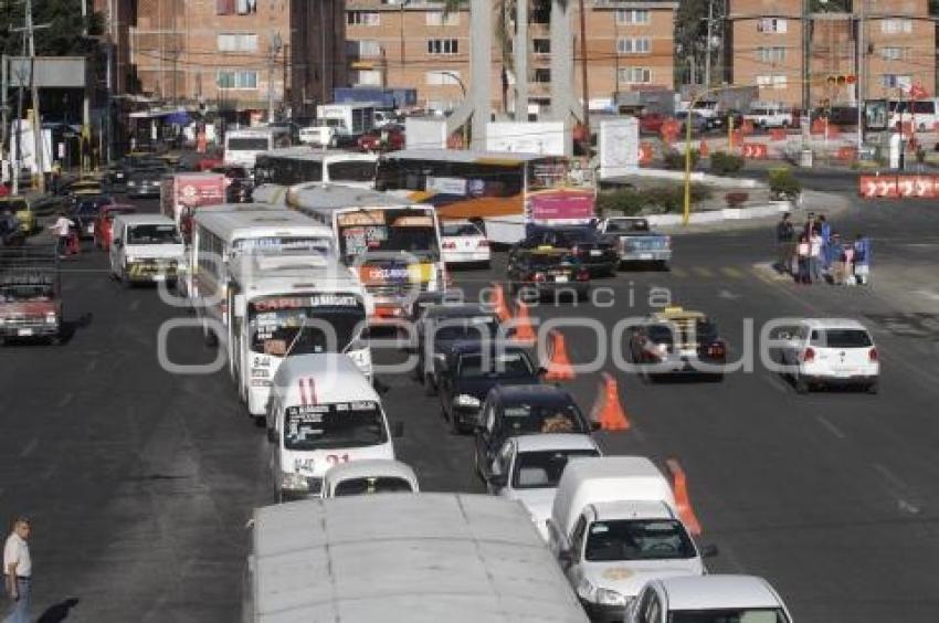 TRÁFICO POR OBRAS EN LA MARGARITA