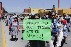 MANIFESTACIÓN EJIDATARIOS