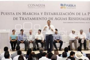 PUESTA EN MARCHA PLANTA DE TRATAMIENTO DE AGUAS RESIDUALES