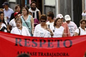 MANIFESTACIÓN TRABAJADORES HNP