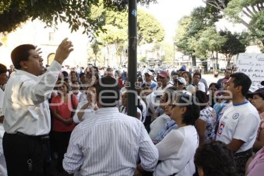 MANIFESTACIÓN TRABAJADORES HNP