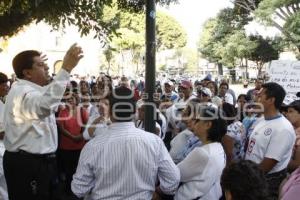 MANIFESTACIÓN TRABAJADORES HNP