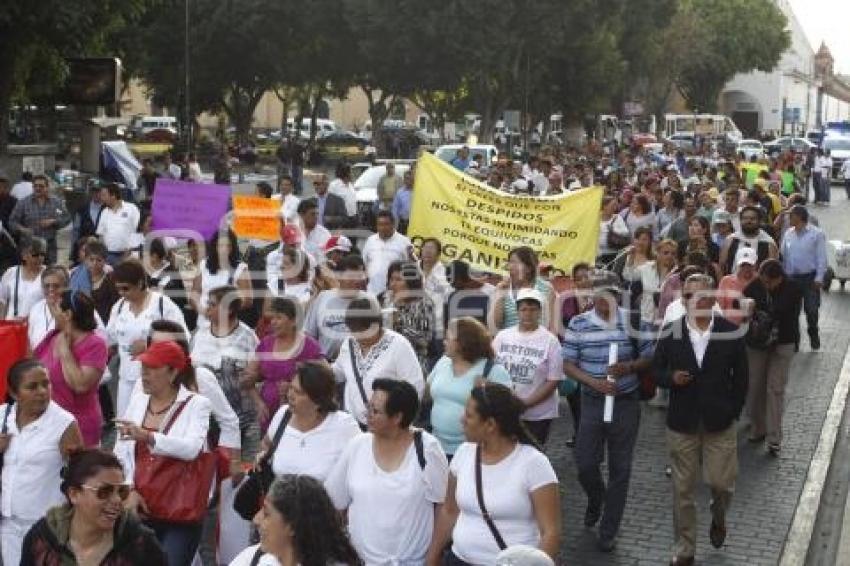 MANIFESTACIÓN TRABAJADORES HNP