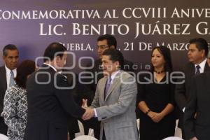 SEP. CEREMONIA CCVIII NATALICIO BENITO JUÁREZ