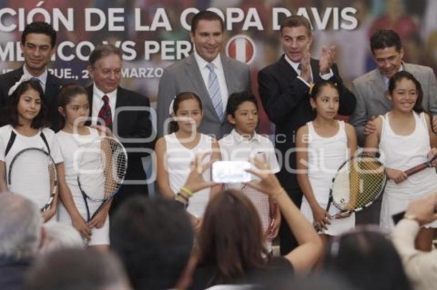 PRESENTAN COPA DAVIS MÉXICO VS PERÚ