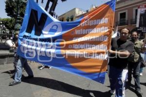 MANIFESTACIÓN EN CONTRA DE LA PRIVATIZACIÓN DEL AGUA