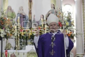 MISA DEL ARZOBISPO EN EL TEMPLO DE SANTA ANITA