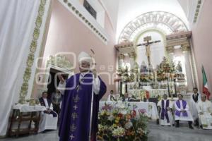 MISA DEL ARZOBISPO EN EL TEMPLO DE SANTA ANITA