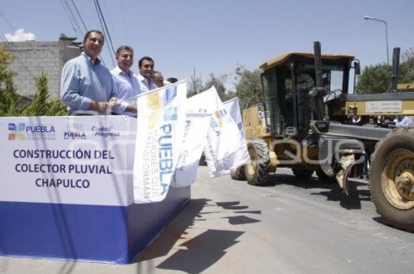 GOBIERNO . COLECTOR PLUVIAL CHAPULCO