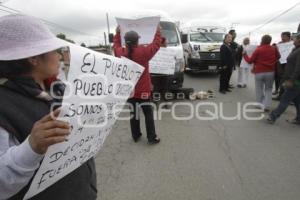 CIERRAN PUENTE SAN ANTONIO . CONFLICTO RUTA AZTECA