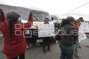 CIERRAN PUENTE SAN ANTONIO . CONFLICTO RUTA AZTECA