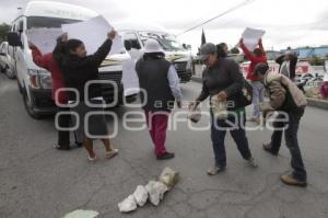 CIERRAN PUENTE SAN ANTONIO . CONFLICTO RUTA AZTECA