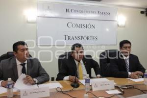 COMISIÓN TRANSPORTE. CONGRESO