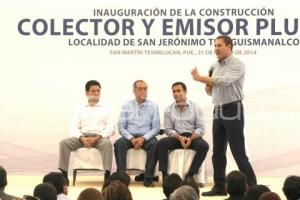 COLECTOR PLUVIAL SAN JERÓNIMO TIANGUISMANALCO