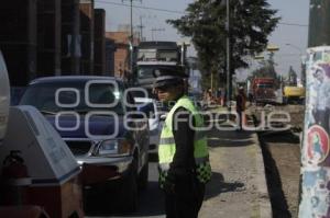 TRÁFICO EN PERIFÉRICO . CAOS VIAL