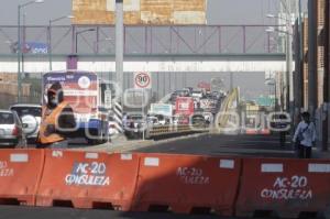 TRÁFICO EN PERIFÉRICO . CAOS VIAL