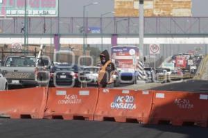 TRÁFICO EN PERIFÉRICO . CAOS VIAL