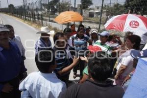 MANIFESTACIÓN POR CAMBIO DE RUTA AZTECA