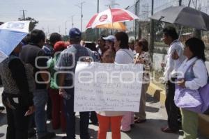 MANIFESTACIÓN POR CAMBIO DE RUTA AZTECA