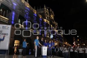 ENCENDIDO AYUNTAMIENTO. DÍA DEL AUTISMO