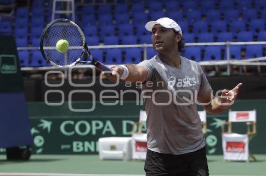 ENTRENAMIENTO MÉXICO . COPA DAVIS