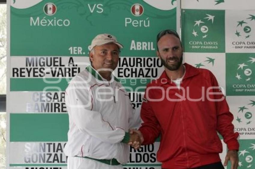 SORTEO COPA DAVIS MEXICO VS PERU