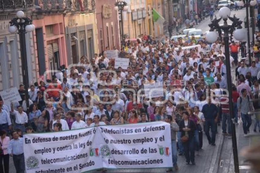 MANIFESTACIÓN SINDICATO DE TELEFONISTAS