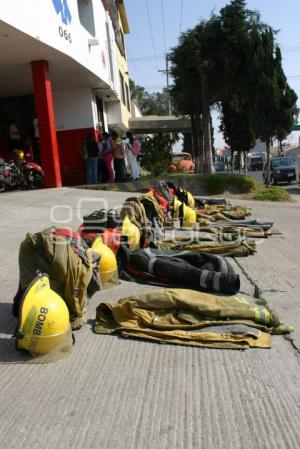 HUELGA DE BOMBEROS EN SAN MARTÍN TEXMELUCAN