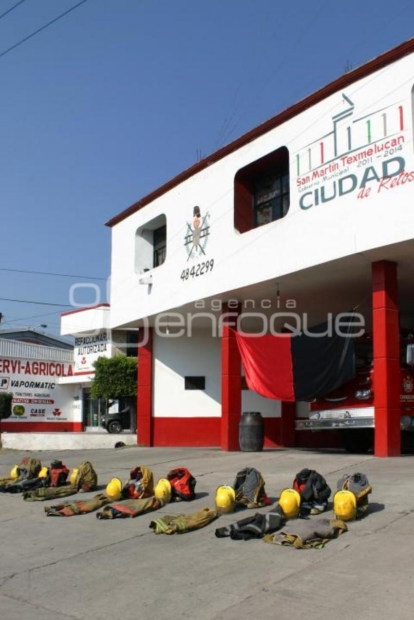 HUELGA DE BOMBEROS EN SAN MARTÍN TEXMELUCAN