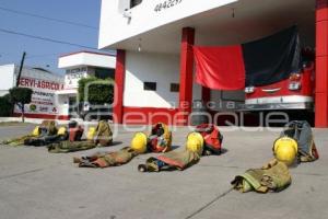 HUELGA DE BOMBEROS EN SAN MARTÍN TEXMELUCAN