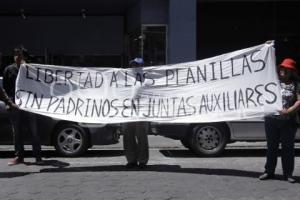 MANIFESTACIÓN JUNTAS AUXILIARES