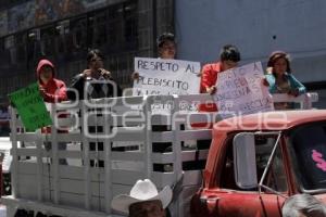 MANIFESTACIÓN JUNTAS AUXILIARES