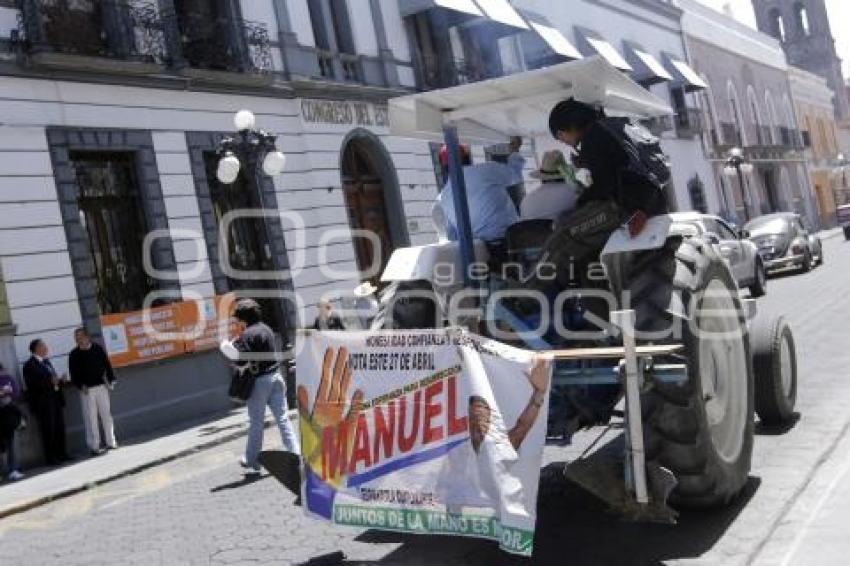 MANIFESTACIÓN JUNTAS AUXILIARES