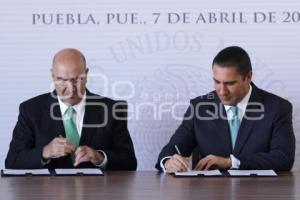 FIRMA DE CONVENIO SEMARNAT GOBIERNO DE PUEBLA