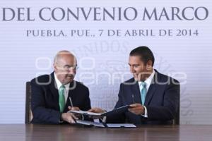 FIRMA DE CONVENIO SEMARNAT GOBIERNO DE PUEBLA