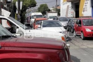 TRÁFICO POR OBRA EN 31 PONIENTE