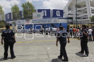 LARGAS FILAS PARA EL PARTIDO DE PUEBLA VS AMERICA