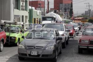 TRÁFICO POR OBRA EN 31 PONIENTE