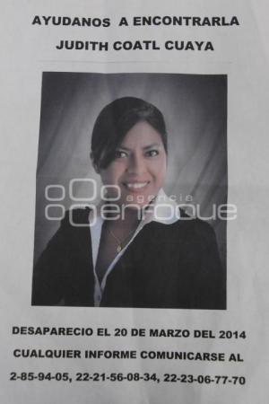 DENUNCIA DE MUJERES DESAPARECIDAS