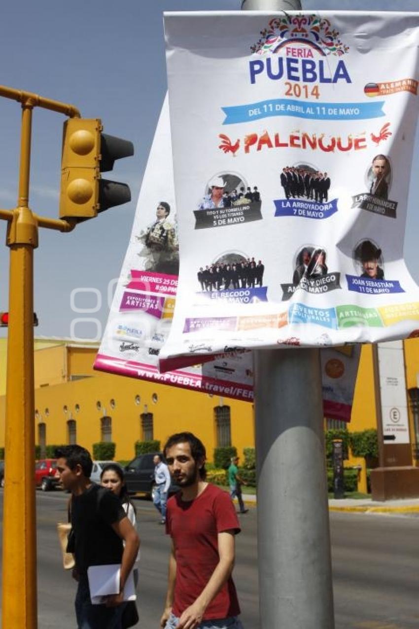 CARTELES FERIA DE PUEBLA 2014