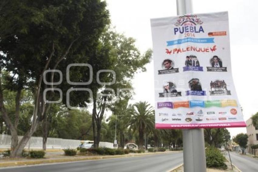 CARTELES FERIA DE PUEBLA 2014