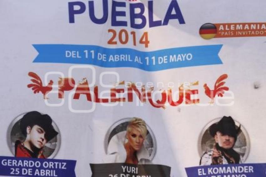 CARTELES FERIA DE PUEBLA 2014