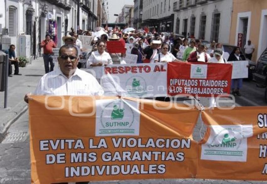 MANIFESTACIÓN ORGANIZACIONES SOCIALES Y HNP