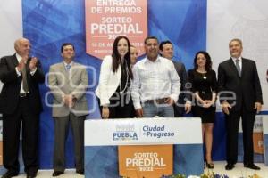 ENTREGA PREMIOS SORTEO PREDIAL