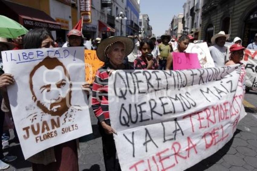 MANIFESTACIÓN CONTRA EL GASODUCTO